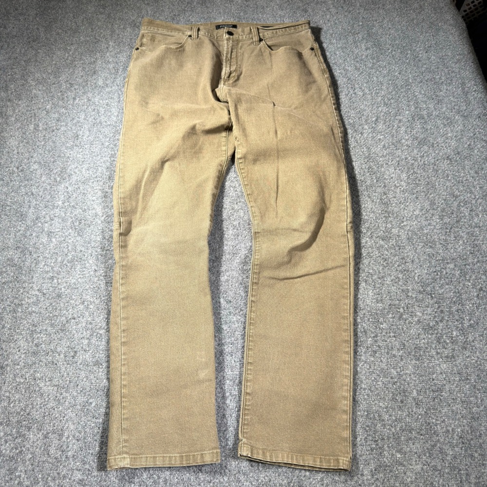 Proof Rover Pants Men 34x32 Olive Brown Green Canvas Slim Fit Casual Huckberry